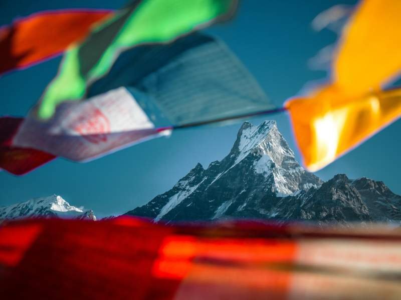 Glimpse of  Everest